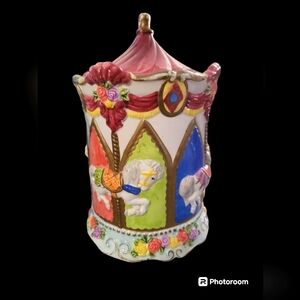 Carousel Cookie Jar